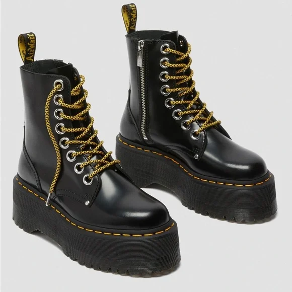 DR. MARTENS JADON MAX BOOT WOMEN'S PLATFORMS UK 5 RARE - Picture 4 of 7